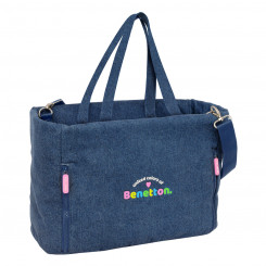 Bags Benetton Denim Blue 40 x 31 x 17 cm