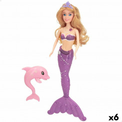 Doll Mermaid Colorbaby 8 x 30 x 4 cm (6 Units)