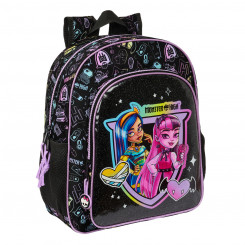 Детский рюкзак Monster High Черный 32 Х 38 Х 12 см