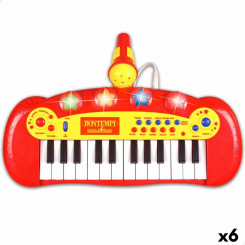 Interaktiivne klaver beebidele Bontempi Laste Mikrofon 33 x 13 x 19,5 cm (6 Ühikut)