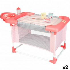 Changing table for dolls Colorbaby 3-in-1 68 x 32.5 x 34 cm 2 Units