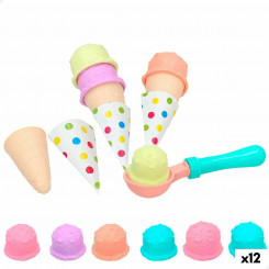 Doll food set Colorbaby Ice cream 17 Pieces, parts (12 Units)