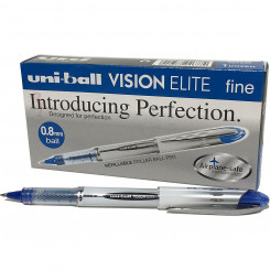Ручка с жидкими чернилами Uni-Ball 707547000 Синий Серебристый 0,8 мм
