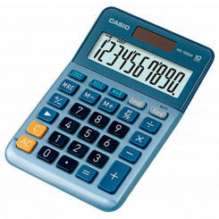 Calculator Casio MS-100EM Blue Multicolor Plastic