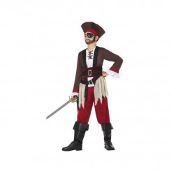 Masquerade costume for children Multicolored Pirates (4 Pieces, parts)