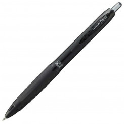 Ручка с жидкими чернилами Uni-Ball Роллер Signo UMN-207F Черная 0,4 мм (12 шт., детали)