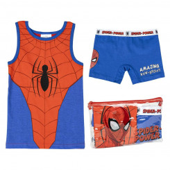 Pajamas Children's Spider-Man Red Blue