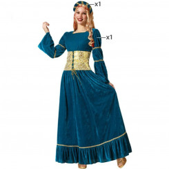Costume Medieval Queen Blue