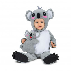 Masquerade costume for teenagers My Other Me Gray White Koala (4 Pieces, parts)