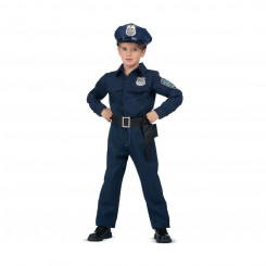 Maskeraadi kostüüm lastele My Other Me Politseinik Sinine (4 Tükid, osad)