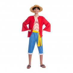 Maskeraadi kostüüm täiskasvanutele One Piece Luffy (5 Tükid)