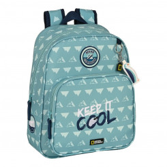 School backpack National Geographic Below zero 28 x 34 x 10 cm Blue