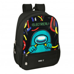 School backpack Among Us Black (30 x 40 x 14 cm)