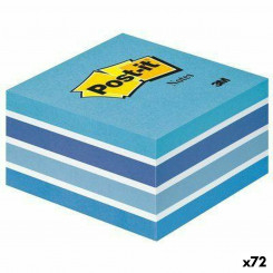 Sticky Note Papers Post-it Pastel Blue 76 x 76 mm (72 Units)