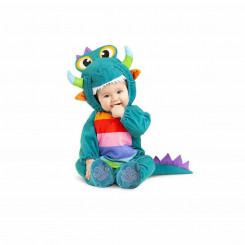 Masquerade costume for children My Other Me Green Dragon (4 Pieces, parts)