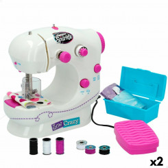 Toy sewing machine Cra-Z-Art Shimmer 'n Sparkle 18.5 x 19 x 11 cm (2 Units)