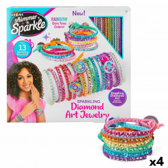 Bracelet Craft Kit Cra-Z-Art Shimmer 'n Sparkle Plastic (4 Units)