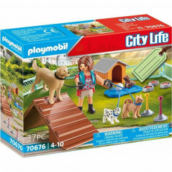 Playset Playmobil City Life Koer Treening 70676 (37 pcs)