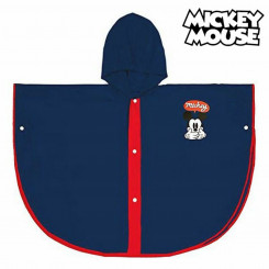 Raincoat with hood Mickey Mouse Blue