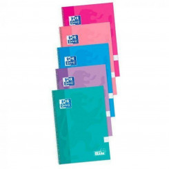 Notebook Oxford Multicolor Din A4 5 Pieces 80 Sheets