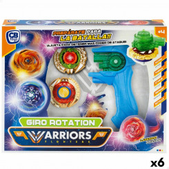 Set of spinning tops Colorbaby Warriors Fighters 6 Ühikut