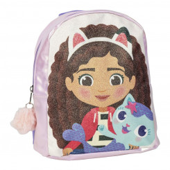 Leisure Backpack Gabby's Dollhouse Pink 19 x 23 x 8 cm