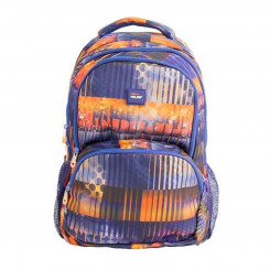 School backpack Milan Navy blue 46.5 x 30 x 17 cm