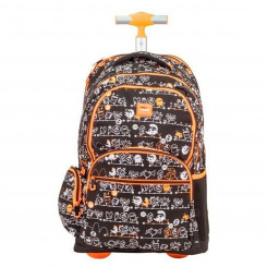 Школьная сумка на колесиках Milan Black 52 x 34,5 x 23 см
