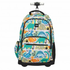 School backpack Milan Dinosaurs 25 L Green