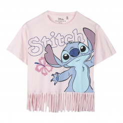 Children's Short-sleeved T-shirt Stitch Blue