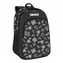 School backpack Fortnite Dark Black Fits backpack trolley (42 X 32 X 20 cm)