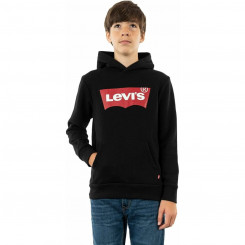 Sweatshirt with hood, children's Levi's 9E8778-023 Black