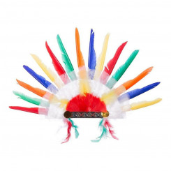 Шляпа My Other Me Feathers Многоцветная Американский Индеец 58 x 38 см