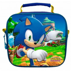 3D school backpack Sonic 22 x 20 x 7 cm