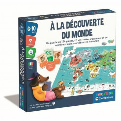 Hariv mäng kolm ühes Clementoni À la découverte du monde (FR)