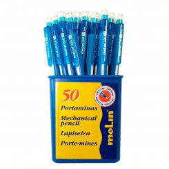 Mechanical pencil set Molin Blue 0.5 mm (50 Pieces, parts)
