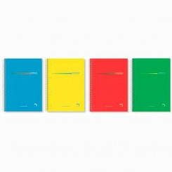 Notebook Pacsa Multicolor A5 4 Pieces, parts