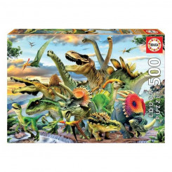 Puzzle Educa Dinosaurs 500 Pieces, parts