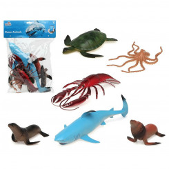 Набор диких животных Океан 6 предметов, детали