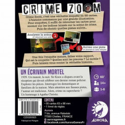 Lauamäng Asmodee Crime Zoom Un Écrivain Mortel (FR)