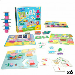 Educational Game 3 in 1 Peppa Pig Edu Games Collection 24.5 x 0.2 x 24.5 cm (6 Units) 10-in-1