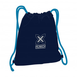 Gift bag with ribbons Munich Nautic Navy blue 35 x 40 x 1 cm