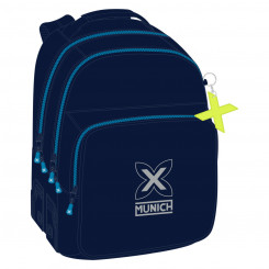 School backpack Munich Nautic Sea blue 32 x 42 x 15 cm