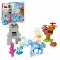 Construction set Lego DUPLO Disney 10418 Elsa and Bruni in the Enchanted Forest Multicolor