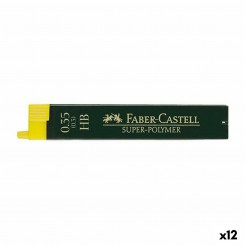 Pencil carbon spare part Faber-Castell Super-Polymer HB 0.3 mm (12 Units)