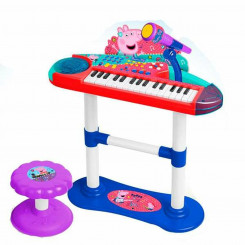 Toy piano Peppa Pig Microphone Stool