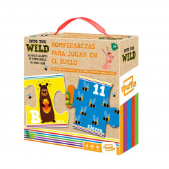 Puzzles Shuffle Into the Wild Kids 26 Pieces, Parts