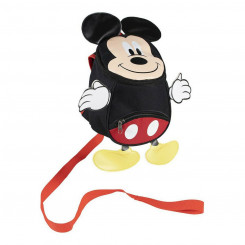 Children's backpack Mickey Mouse 2100003393 Black 9 x 20 x 27 cm