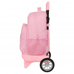 School backpack Glow Lab Sweet home Pink
