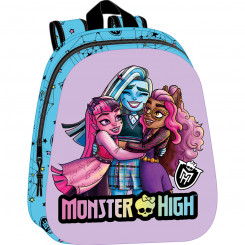 Kooliseljakott Monster High Sinine Lillla 27 x 33 x 10 cm
